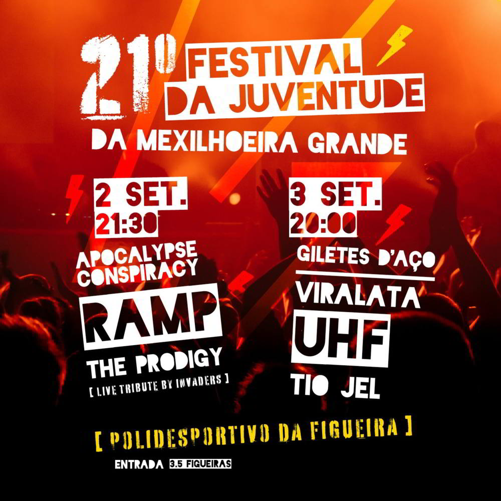 UHF e RAMP no cartaz do Festival da Juventude