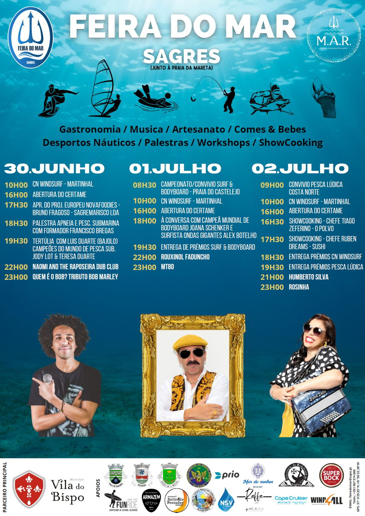 Programa Feira do Mar em Sagres