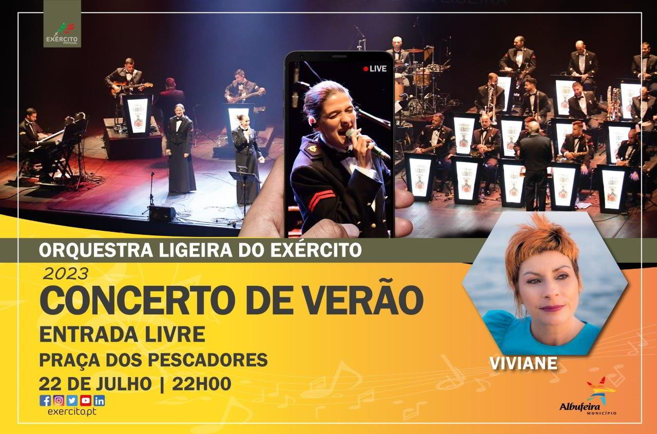 Assista ao concerto de verão da Orquestra Ligeira do Exército